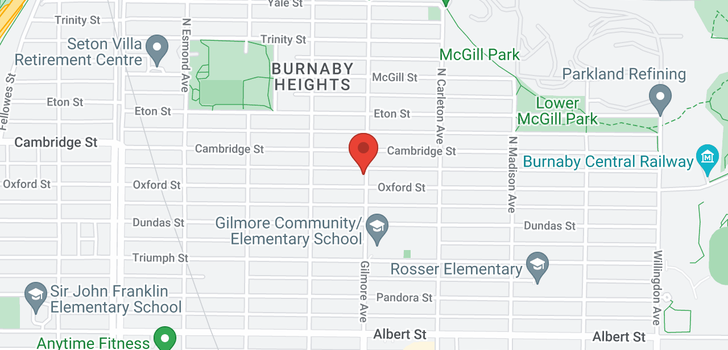 map of 125 N GILMORE AVENUE